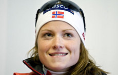 Marthe Kristoffersen må teste ski på hviledagen.
