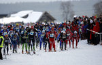 Fra starten av Birkebeinerrennet 2009.