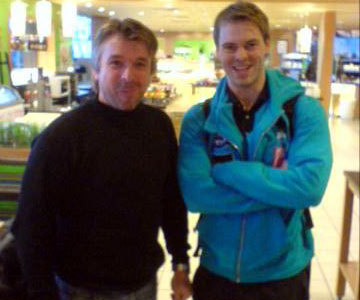 Mini til venstre og Johan Kjølstad til høyre.