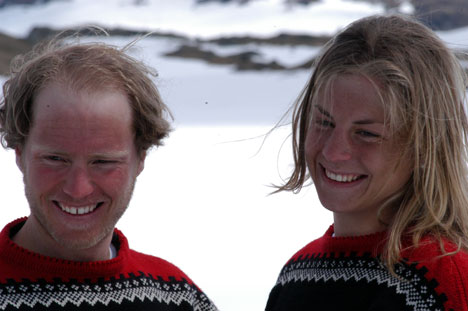 Martin Johnsrud Sundby og Astrid U. Jacobsen