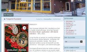 Framsiden på Sør-Varanger biblioteksblogg