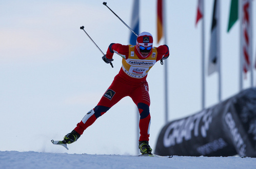 28.11.2010, Kuusamo, Finland (FIN): Marit Bjoergen (NOR), Fischer, Rottefella, Swix - FIS world cup cross-country, 10km women handicap start, Kuusamo (FIN). www.nordicfocus.com. © Laiho/NordicFocus. Every downloaded picture is fee-liable. Laiho/NordicFocus 28.11.2010, Kuusamo, Finland (FIN): Marit Bjoergen (NOR), Fischer, Rottefella, Swix - FIS world cup cross-country, 10km women handicap start, Kuusamo (FIN). www.nordicfocus.com. © Laiho/NordicFocus. Every downloaded picture is fee-liable.