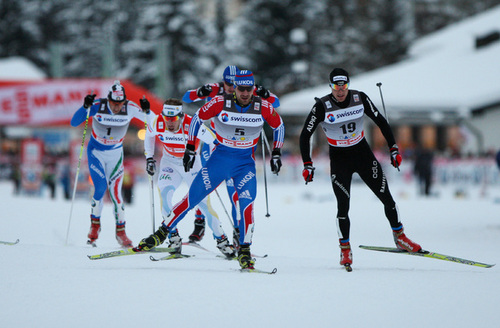 12.12.2010, Davos, Switzerland (SUI): Alexei Petukhov (RUS), Fischer, Swix, adidas leading the final - FIS world cup cross-country, individual sprint, Davos (SUI). www.nordicfocus.com. © Laiho/NordicFocus. Every downloaded picture is fee-liable. Laiho/NordicFocus 12.12.2010, Davos, Switzerland (SUI): Alexei Petukhov (RUS), Fischer, Swix, adidas leading the final - FIS world cup cross-country, individual sprint, Davos (SUI). www.nordicfocus.com. © Laiho/NordicFocus. Every downloaded picture is fee-liable.