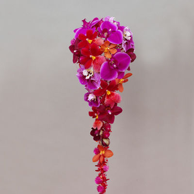 brudebukett_rosa orchidee