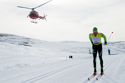 Anders Aukland i Norefjellrennet 2011. I likehet med året i forveien ble det seier. Foto: Magnus Östh/Ski Classics. Anders Aukland i Norefjellrennet 2011. I likehet med året i forveien ble det seier. Foto: Magnus Östh/Ski Classics.