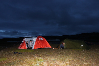 bøkfjord skole på telttur hamningberg  