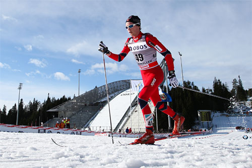 Didrik Tønseth fra Byåsen IL arbeider hardt for å legge til rette for en skadefri vinter. Talentet er stort. Utfordringen er å unngå skader som virker inn på både trening og prestasjoner under konkurranser. Foto: Laiho/NordicFocus. Didrik Tønseth fra Byåsen IL arbeider hardt for å legge til rette for en skadefri vinter. Talentet er stort. Utfordringen er å unngå skader som virker inn på både trening og prestasjoner under konkurranser. Foto: Laiho/NordicFocus.