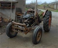 Gammel traktor