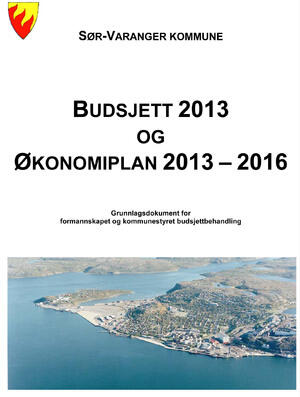 Forside Rådmannens forslag Budsjett og økonomiplan 2013-2016