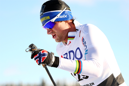 Petter Northug jr. ute på en god kvalitetsøkt her han er på vei mot 24. plass i 15 km klassisk under Beitosprinten 2012. Foto: Geir Nilsen/Langrenn.com. Petter Northug jr. ute på en god kvalitetsøkt her han er på vei mot 24. plass i 15 km klassisk under Beitosprinten 2012. Foto: Geir Nilsen/Langrenn.com.