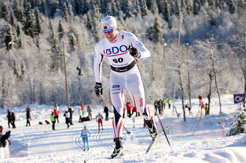 Petter Soleng Skinstad underveis i den nasjonale sesongåpningens 15 km klassisk i Beitosprinten 2012. Foto: Geir Nilsen/Langrenn.com. Petter Soleng Skinstad underveis i den nasjonale sesongåpningens 15 km klassisk i Beitosprinten 2012. Foto: Geir Nilsen/Langrenn.com.