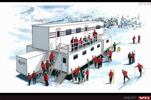 Norges nye smøretrailer fra sesongen 2013-2014 slik den fremstår i en video hos VG.no. Foto: Illustrasjon SKAB/VG.no. Norges nye smøretrailer fra sesongen 2013-2014 slik den fremstår i en video hos VG.no. Foto: Illustrasjon SKAB/VG.no.