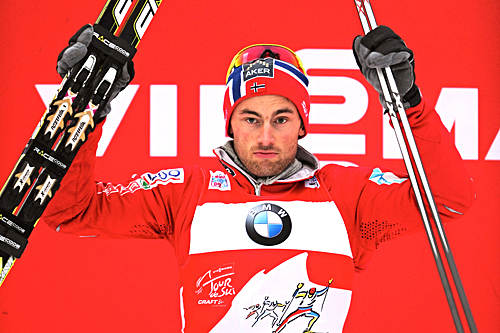 Petter Northug ble nummer tre på andre etappe av Tour de Ski 2012/2013, jaktstarten i Oberhof. Foto: Felgenhauer/NordicFocus Petter Northug ble nummer tre på andre etappe av Tour de Ski 2012/2013, jaktstarten i Oberhof. Foto: Felgenhauer/NordicFocus