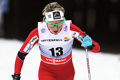 Therese Johaug gikk inn 2.-plass på jaktstarten i Oberhof under andre dag av Tour de Ski 2012/2013. Foto: Felgenhauer/NordicFocus Therese Johaug gikk inn 2.-plass på jaktstarten i Oberhof under andre dag av Tour de Ski 2012/2013. Foto: Felgenhauer/NordicFocus