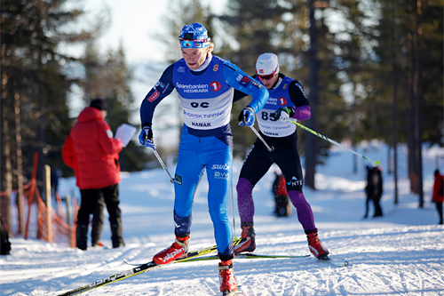 Eirik Brandsdal og Thomas Albertsen Dahlen underveis i norgesmesterskapet på 15 km fristil på Gåsbu 2013. I mål var de nr. 35 og 52. Foto: Rasmus Kongsøre/Langrenn.com. Eirik Brandsdal og Thomas Albertsen Dahlen underveis i norgesmesterskapet på 15 km fristil på Gåsbu 2013. I mål var de nr. 35 og 52. Foto: Rasmus Kongsøre/Langrenn.com.