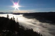 - (foto: Kristin Marti Kasparsdottir) - - På Varden 2 sett over Lundevann