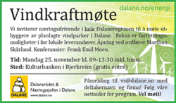 Regionalt vindkraftmøte Regionalt vindkraftmøte