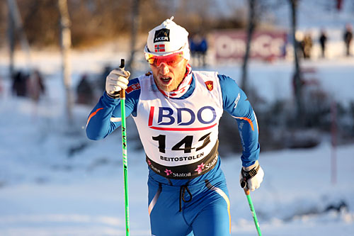 Marin Johnsrud Sundby åpnet sesongen på mesterlig vis gjennom å sette konkurrentene på plass i Beitosprinten 2013 sin 15 km i klassisk stil. Foto: Geir Nilsen/Langrenn.com. Marin Johnsrud Sundby åpnet sesongen på mesterlig vis gjennom å sette konkurrentene på plass i Beitosprinten 2013 sin 15 km i klassisk stil. Foto: Geir Nilsen/Langrenn.com.