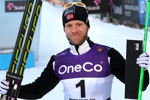 For andre dag på rad ble det seier til Martin Johnsrud Sundby under Beitosprinten 2013, denne gang på 15 km fri teknikk. Foto: Geir Nilsen/Langrenn.com. For andre dag på rad ble det seier til Martin Johnsrud Sundby under Beitosprinten 2013, denne gang på 15 km fri teknikk. Foto: Geir Nilsen/Langrenn.com.
