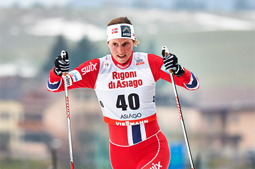 Kari Vikhagen Gjeitnes på verdenscupsprinten i Asiago i desember 2013. Foto: Felgenhauer/NordicFocus. Kari Vikhagen Gjeitnes på verdenscupsprinten i Asiago i desember 2013. Foto: Felgenhauer/NordicFocus.