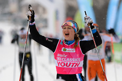 Tuva Toftdahl Staver fra Team Coop gikk inn til andreplass i König Ludwig Lauf 2014. Foto: Rauschendorfer/NordicFocus. Tuva Toftdahl Staver fra Team Coop gikk inn til andreplass i König Ludwig Lauf 2014. Foto: Rauschendorfer/NordicFocus.