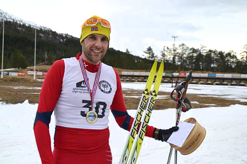 André Haugsbø vant Tverrfjelldilten 2015. Her etter 2014-utgaven som han også toppet. Foto: Margunn Hjelmeset. André Haugsbø vant Tverrfjelldilten 2015. Her etter 2014-utgaven som han også toppet. Foto: Margunn Hjelmeset.