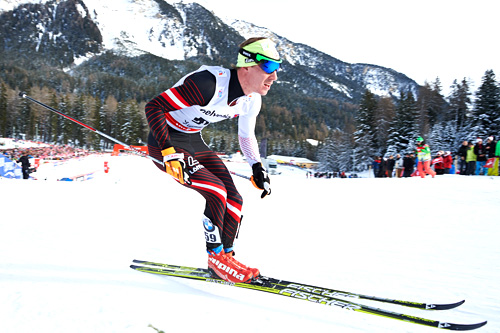 Johannes Dürr underveis i Tour de Ski 2013-2014, hvor han totalt endte på 3. plass. Foto: Felgenhauer/NordicFocus. Johannes Dürr underveis i Tour de Ski 2013-2014, hvor han totalt endte på 3. plass. Foto: Felgenhauer/NordicFocus.