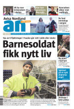 Avisa Nordland forside - barnesoldat Avisa Nordland forside - barnesoldat