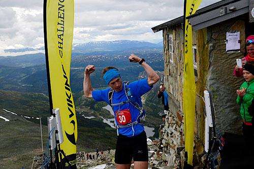 Øyvind Heiberg Sundby fra da han vant motbakkeløpet Viking Challenge 2014. Foto: Endre Løvaas / Viking Fottøy. Øyvind Heiberg Sundby fra da han vant motbakkeløpet Viking Challenge 2014. Foto: Endre Løvaas / Viking Fottøy.