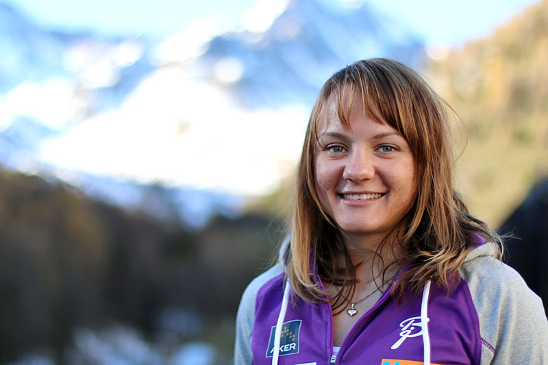 Maiken Caspersen Falla på samling med skilandslaget i Italia og Val Senales. Foto: Birk Eirik Fjeld. Maiken Caspersen Falla på samling med skilandslaget i Italia og Val Senales. Foto: Birk Eirik Fjeld.