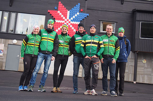 Arrangementskomiteen i Marka Rundt ved f.v: Ingeborg Røe, Jon-Brede Dieseth, Markus Glad, Sindre Grøstad, Erlend Sverdrup, Odd Eirik Farestveit og Frode Hallberg. Foto: Marka Rundt. Arrangementskomiteen i Marka Rundt ved f.v: Ingeborg Røe, Jon-Brede Dieseth, Markus Glad, Sindre Grøstad, Erlend Sverdrup, Odd Eirik Farestveit og Frode Hallberg. Foto: Marka Rundt.