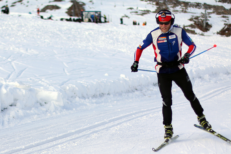 Martin Johnsrud Sundby på landslagssamling i høyden i Val Senales en tidligere høst. Foto: Birk Eirik Fjeld. Martin Johnsrud Sundby på landslagssamling i høyden i Val Senales en tidligere høst. Foto: Birk Eirik Fjeld.