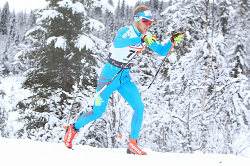 Per Kristian Nygård på vei inn mot 9.-plass i åpningsrennet 10 km klassisk på Beitostølen 2014. Foto: Erik Borg. Per Kristian Nygård på vei inn mot 9.-plass i åpningsrennet 10 km klassisk på Beitostølen 2014. Foto: Erik Borg.