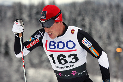 Eldar Rønning på 15 km klassisk under Beitosprinten 2014, der han ble nummer 28. Foto: Geir Nilsen/Langrenn.com. Eldar Rønning på 15 km klassisk under Beitosprinten 2014, der han ble nummer 28. Foto: Geir Nilsen/Langrenn.com.