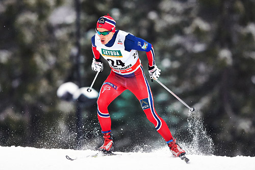 Finn Hågen Krogh tok en sterk tredjeplasse under sprinten i minitouren på Lillehammer 2014. Foto: Felgenhauer/NordicFocus. Finn Hågen Krogh tok en sterk tredjeplasse under sprinten i minitouren på Lillehammer 2014. Foto: Felgenhauer/NordicFocus.