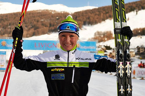 Riitta-Liisa Roponen fra Finland toppet første renn i FIS Marathon Cup 2014-2015, fristilsutgaven av La Sgambeda i Livigno og Italia. Foto: Felgenhauer/NordicFocus. Riitta-Liisa Roponen fra Finland toppet første renn i FIS Marathon Cup 2014-2015, fristilsutgaven av La Sgambeda i Livigno og Italia. Foto: Felgenhauer/NordicFocus.
