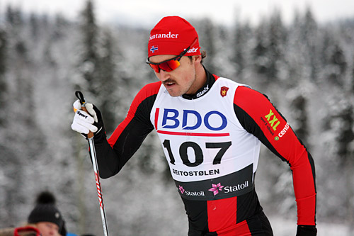 Andreas Nygaard på vei opp danskebakken under Beitosprintens 15 km klassik 2014. Foto: Geir Nilsen/Langrenn.com. Andreas Nygaard på vei opp danskebakken under Beitosprintens 15 km klassik 2014. Foto: Geir Nilsen/Langrenn.com.