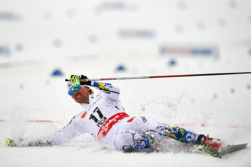 Johan Olsson tok ut alt på 15-kilometeren under VM i Falun 2015 og gikk inn til gull. Foto: NordicFocus. Johan Olsson tok ut alt på 15-kilometeren under VM i Falun 2015 og gikk inn til gull. Foto: NordicFocus.