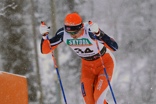 Trygve Henden Gaasø på 15 kilometer klassisk under den nasjonale sesongåpningen på Beitostølen 2014. Foto: Erik Borg. Trygve Henden Gaasø på 15 kilometer klassisk under den nasjonale sesongåpningen på Beitostølen 2014. Foto: Erik Borg.