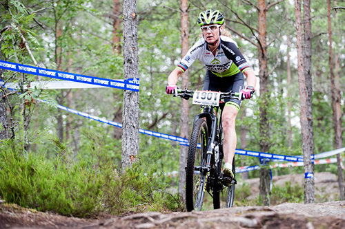 Birken-triumf til Gunn rita Dahle Flesjå. Her er hun på vei mot seier under NM i terrengsykling, rundbane, 2015. Foto: Karlsson / Norges Cykleforbund. Birken-triumf til Gunn rita Dahle Flesjå. Her er hun på vei mot seier under NM i terrengsykling, rundbane, 2015. Foto: Karlsson / Norges Cykleforbund.