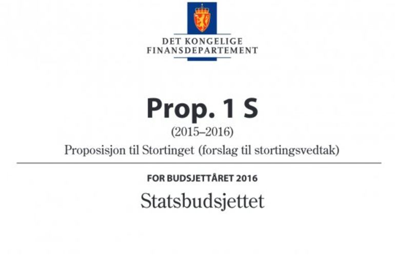 Statsbudsjettet 2016