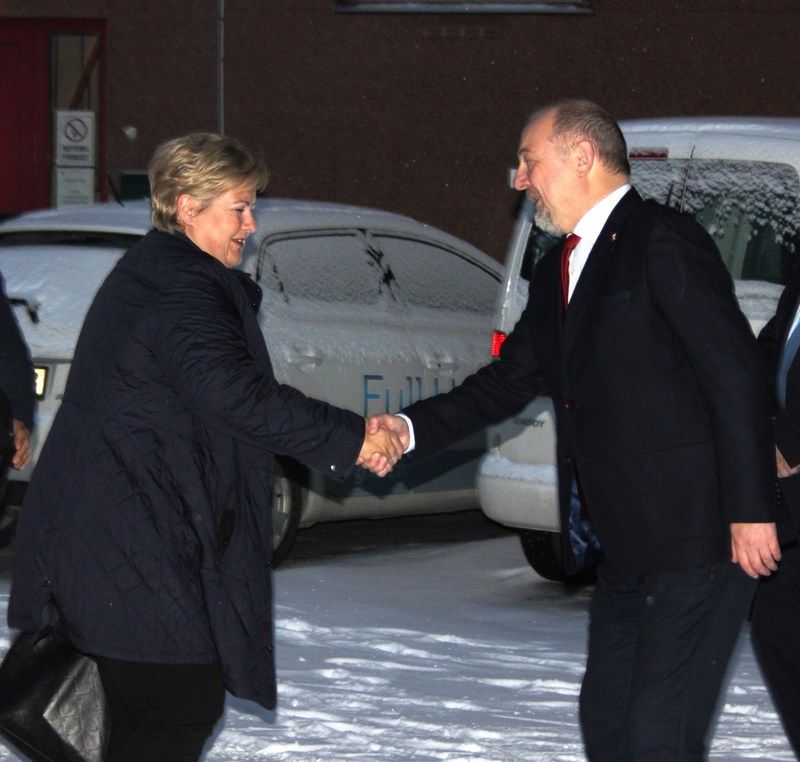 Statsminister på besøk i Sør-Varanger Statsminister på besøk i Sør-Varanger
