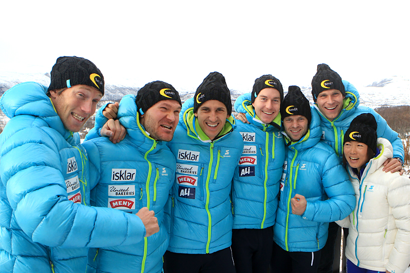 Team United Bakeries i forbindelse med Beitosprinten 2015. Fra venstre: Simen Østensen, Øystein Pettersen, Tore Bjørseth Berdal, Vetle Thyli, Johan Kjølstad, Henrik Kvissel og Masako Ishida. Foto: Erik Borg. Team United Bakeries i forbindelse med Beitosprinten 2015. Fra venstre: Simen Østensen, Øystein Pettersen, Tore Bjørseth Berdal, Vetle Thyli, Johan Kjølstad, Henrik Kvissel og Masako Ishida. Foto: Erik Borg.