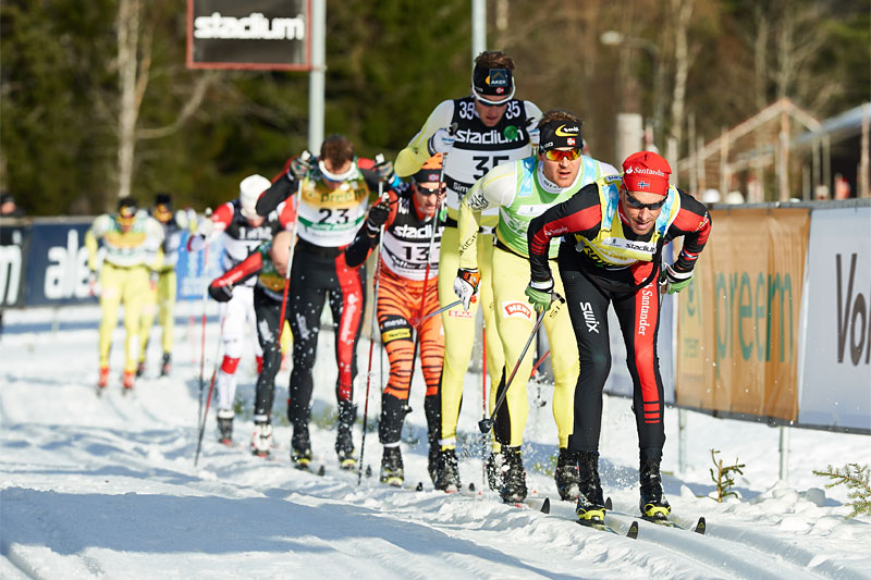 Illustrasjonsbilde fra en tidligere utgave av Vasaloppet, med løpere fra Team Santander, Team United Bakeries og Team LeasePlan. Foto: Felgenhauer/NordicFocus. Illustrasjonsbilde fra en tidligere utgave av Vasaloppet, med løpere fra Team Santander, Team United Bakeries og Team LeasePlan. Foto: Felgenhauer/NordicFocus.