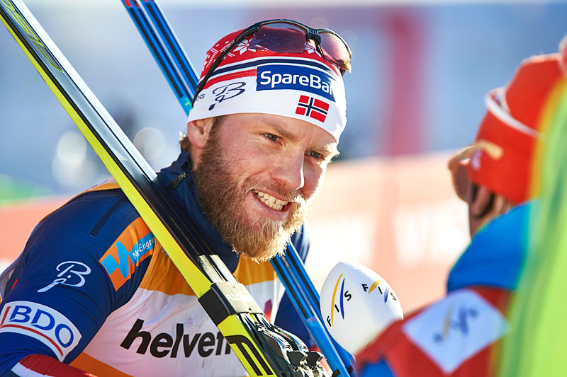 Martin Johnsrud Sundby vant 30 km fristil under verdenscupen i Davos 2015 i solid stil. Foto: Felgenhauer/NordicFocus. Martin Johnsrud Sundby vant 30 km fristil under verdenscupen i Davos 2015 i solid stil. Foto: Felgenhauer/NordicFocus.