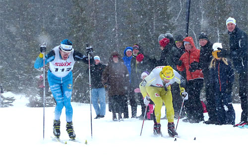 Johan Kjølstad i gult spurter om seieren i Åre Swix Open 2015 mot Oskar Kardin, sistnevnte trakk det lengste strået. Arrangørfoto. Johan Kjølstad i gult spurter om seieren i Åre Swix Open 2015 mot Oskar Kardin, sistnevnte trakk det lengste strået. Arrangørfoto.