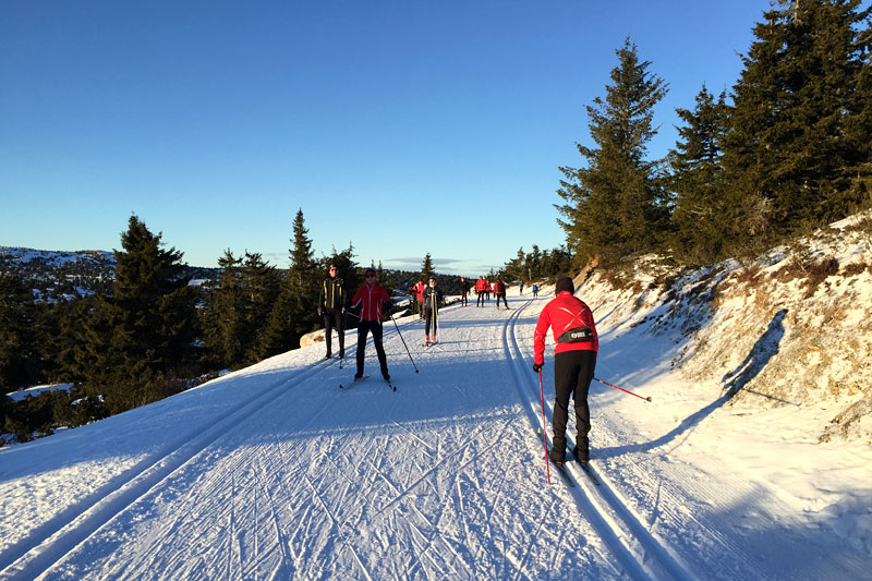 Lite snø i fjellet, men allikevel flotte forhold i løypene til Øyer Turskiløyper ved Hafjell og Mosetertoppen jula 2015. Foto: Privat. Lite snø i fjellet, men allikevel flotte forhold i løypene til Øyer Turskiløyper ved Hafjell og Mosetertoppen jula 2015. Foto: Privat.