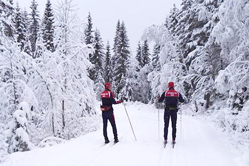 Slik ser det ut på Vestskogen i Sande ved starten av 2016. Foto: Montebellonatta og Montebellorennet. Slik ser det ut på Vestskogen i Sande ved starten av 2016. Foto: Montebellonatta og Montebellorennet.