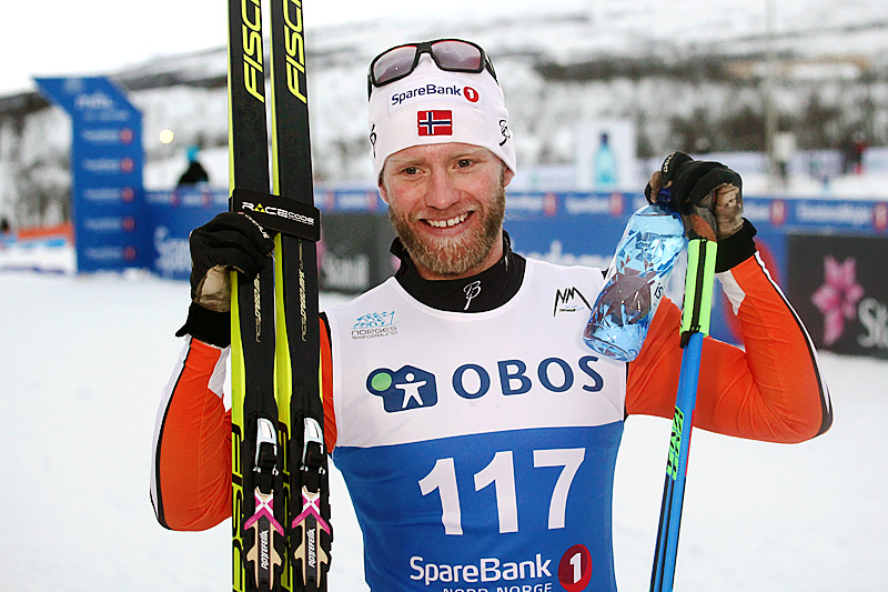 Martin Johnsrud Sundby etter suveren seier på 15 kilometer klassisk under NM i Tromsø 2016. Foto: Erik Borg. Martin Johnsrud Sundby etter suveren seier på 15 kilometer klassisk under NM i Tromsø 2016. Foto: Erik Borg.