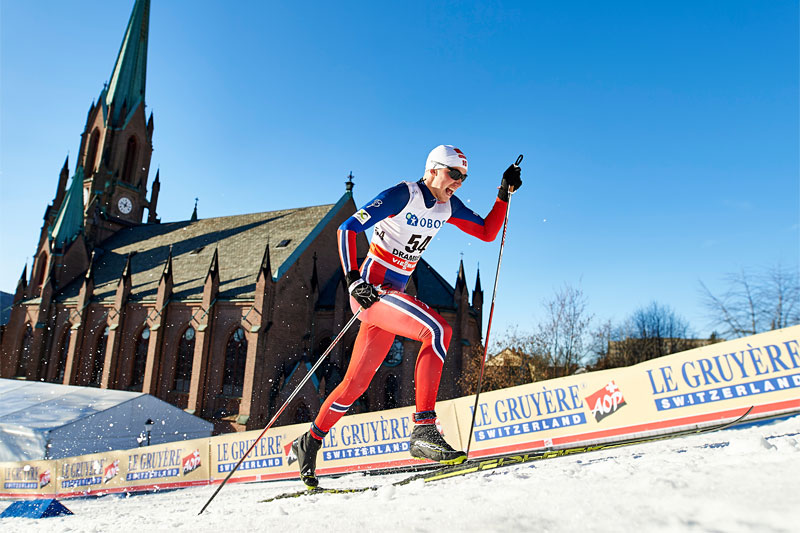 Even Northug bykset inn i verdenseliten på sprinten i Drammen under World Cup 2016. Foto: Felgenhauer/NordicFocus. Even Northug bykset inn i verdenseliten på sprinten i Drammen under World Cup 2016. Foto: Felgenhauer/NordicFocus.